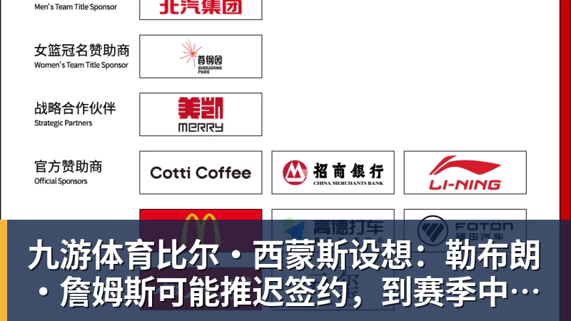 九游体育比尔·西蒙斯设想：勒布朗·詹姆斯可能推迟签约，到赛季中再签